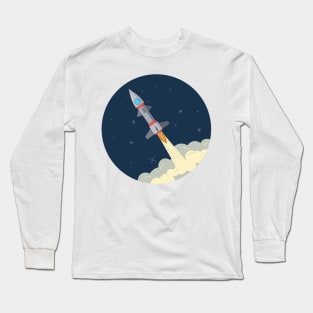 Space rocket launch Long Sleeve T-Shirt